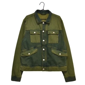 PS Paul Smith Men’s Denim Green Trucker Jacket Size XXL (fit XL) - Picture 1 of 8