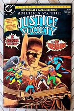 America vs. The Justice Society #1 - VF/NM - 1985 - DC Comics - Slick. 🔥 