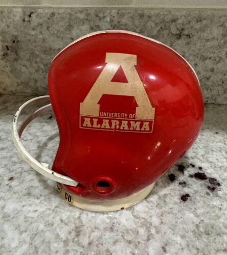 Casque en céramique vintage Alabama marée cramoisie pièce cochon années 60-70