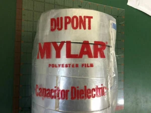 DUPONT Mylar Polyester Film Capacitor Dielectric Tape 40C 1375ft 1 ROLL 2" wide - Picture 1 of 5