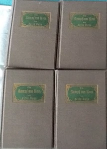 Felix Dahn - Ein Kampf um Rom Band 1-4  (1911) Historischer Roman Guter Zustand  - Imagen 1 de 8
