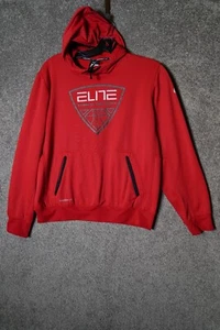 Nike Elite Basketball Pullover Hoodie Mens M Red - Picture 1 of 9