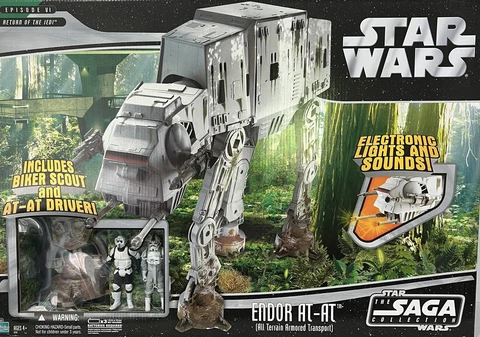 Star  Wars Endor At-At (Star Wars The Saga Collection) New  and sealed Cover