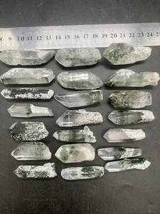 286 Gramm Chlorquarz Kristalle 21 Stück Konvolut. - Bild 1 von 17