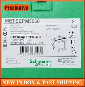 New In Box Schneider Electric METSEPM5560 Power Meter PowerLogic PM5560 - Picture 1 of 13