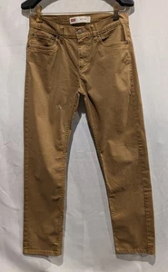 Levis STRAUS Boys Youth 18 REG 29X29 511 Slim Fit Denim TAN Jeans - Picture 1 of 5