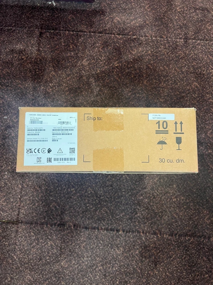 HPE Aruba 6000 48G 4SFP SWCH R8N86A network switch 48 PORT POE+ - Image 1 of 2