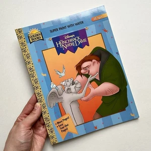 Vintage 1996 Der Glöckner von Notre Dame Paint With Water Buch NEU/UNBENUTZT - Bild 1 von 7