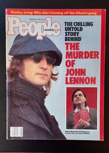 FEBRUARY 23 1987 PEOPLE MAGAZINE The MURDER OF JOHN LENNON SHELLEY LONG & MORE - Picture 1 of 3