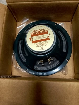 Altavoz amplificador guitarra cerámica vintage Jensen C8R 8 pulgadas 25 vatios - 4 ohmios Foto 1 de 2