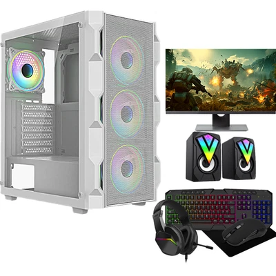 Fast Gaming PC Bundle Core i7 16GB RAM 1TB HDD & 240GB SSD GT730 4GB Win 11 22in - Image 1 of 4