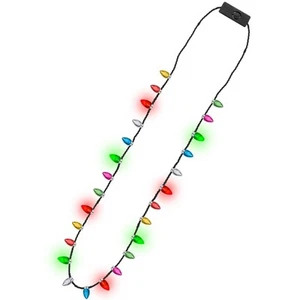 Christmas Light Necklace, 1pcs Light up Christmas Bulb Necklace Party Supplie... - Picture 1 of 7
