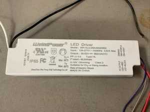 New WELED LED Driver IP65 0-10v Dimming WP-HOA-050U0520900 IP65 46.8W - Picture 1 of 1