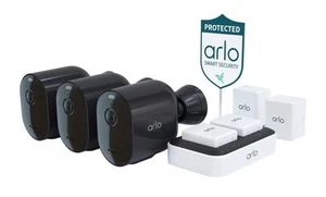Paquete de seguridad Arlo Pro 5S 2K con 3 cámaras focas inalámbricas - negro - Imagen 1 de 11