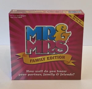 MR & MRS Family Edition Board Game - NEW & SEALED - Christmas Family Fun - Picture 1 of 4