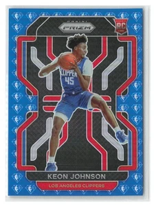 Keon Johnson 2021-22 Panini Prizm NBA 75th Anniversary RC Rookie #326-CLIPS - Foto 1 di 2
