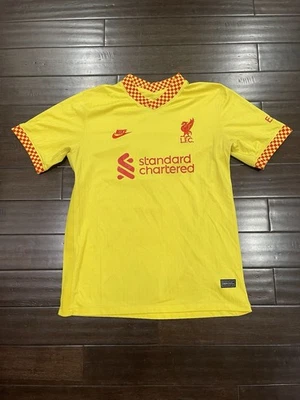 Nike Liverpool FC Yellow Jersey Size Large - Image 1 of 4