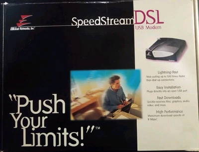 Speed Stream 4060 External USB ADSL Modem 060-4060-001 Efficient Networks - Image 1 of 3