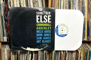 CANNONBALL ADDERLEY "Somethin' Else" 1958 Blue Note LP (14800 feed/BST-1595/RVG) - Imagen 1 de 8