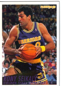 M) 1994-95 Fleer Basketball Trading Card - Rony Seikaly #290 Golden Warriors - Picture 1 of 2