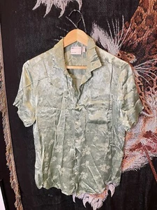 Camisa para hombre ASOS como nueva floral jacquard mediana - Imagen 1 de 10