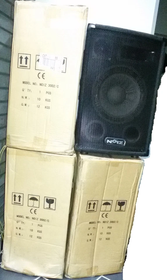 04 Diffusori (Casse acustiche) NOIZ (Audio4) 3002/C passivi 100W 8ohm 97dB Nuovo - Immagine 1 di 1