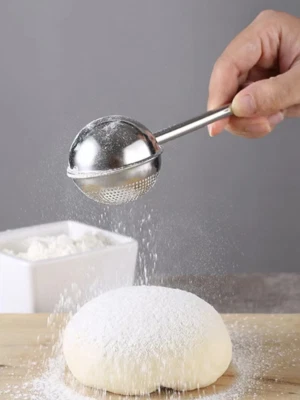 1pc Stainless Steel Flour Duster - Easy One-Handed Baking Tool - NEW - Image 1 of 4