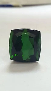 Turmalina brasileña verde extraída de la tierra de 6,84 quilates excelente corte cojín - Imagen 1 de 1
