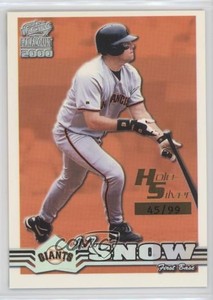 2000 Pacific Paramount Holo-Silver /99 JT Snow #216