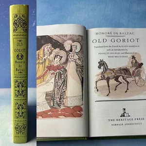 Honoré de Balzac ~ OLD GORIOT ~ Heritage Press ~ VINTAGE 1993 Hardcover ~ 1. Auflage! - Bild 1 von 22