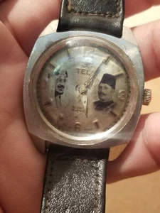 ANTIQUE WristWATCH KING Fuad I &King Abdulaziz EGYPT 1930'S SPECIAL ULTRA RARE - Picture 1 of 23