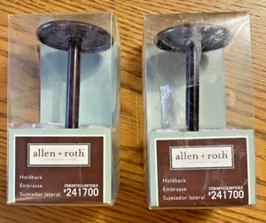 PAIR Allen & Roth Holdback Sienna Bronze 241700 ASTHB-SB NEW in BOXES - Picture 1 of 8