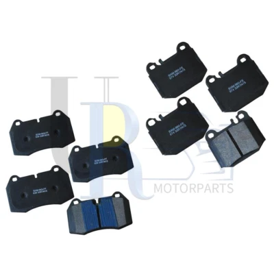 Juego de 2 pastillas de freno de disco delanteras traseras STOP BY BENDIX para Maserati Quattroporte 2004 Foto 1 de 4