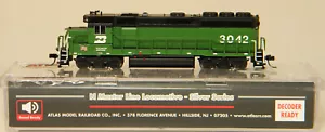 NEW N Atlas Master Line #40004717 DC Version GP40-2 Burlington Northern #3042 - Picture 1 of 4