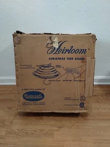 Vintage Heirloom Spincraft Musical Rotating Christmas Tree Stand Tested 1959 - Picture 1 of 23