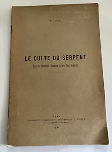 Le culte du Serpent dans les traditions populaires du Nord-Ouest Algérien, 1911 - Bild 1 von 7