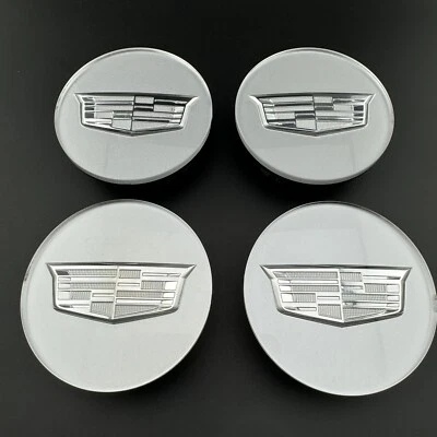 CADILLAC ATS CTS XTS SRX WHEEL CENTER CAP SET 9597375 23156594 2.625" IN WIDE - Image 1 of 4