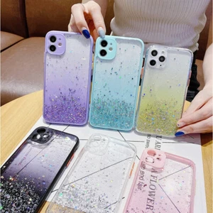 For iPhone 14 13 12 11 Pro XR XS 8 7 Flash Shockproof Transparent Phone Case - Picture 1 of 20