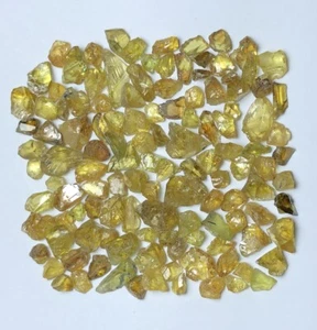 95 Carat Natural Faceted Rough Crystal Sphene LotFrom Pakistan Gemstone - Picture 1 of 24