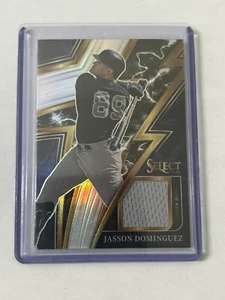JASSON DOMINGUEZ 2023 PANINI SELECT SPARKS YANKEES JERSEY PATCH RELIC PRIZM /199 - Picture 1 of 2