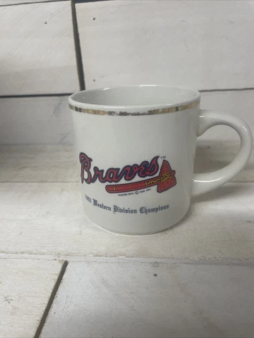 1992~Atlanta Braves~National League  Champions Coffee Cup~MLB World Series!! Cover