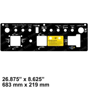 PARA Genie Part # 32941GT, 32941 CALCOMANÍA DE PLATAFORMA SUPERPOSICIÓN CAJA DE CONTROL PEGATINA - Imagen 1 de 1