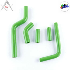 For Kawasaki KX250F/ Suzuki RMZ25 2004 Silicone Radiator Coolant Hose Green - Picture 1 of 8