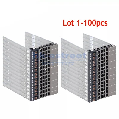 Lot G176J Metal 2.5" Tray Caddy For DELL R610 R620 R630 R710 R720 R730 R730XD - Image 1 of 4