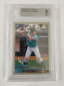 2000 Topps Traded #T40 Miguel Cabrera Rookie BGS 9