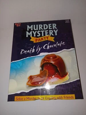 Juegos Universitarios Asesinato Misterio Muerte por Chocolate Juego Nunca Usado Foto 1 de 4