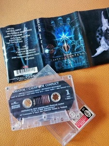 Kreator [ Cause For Conflict ] ORIGINAL CASSETTE THAILAND EDITION - Picture 1 of 2