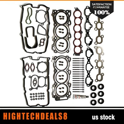 Juego de pernos de junta de culata de motor 2002-2008 para Nissan Altima 3,5 L 3498CC V6 DOHC Foto 1 de 4