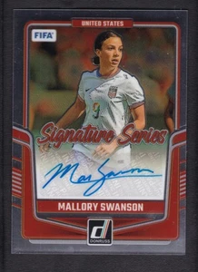 2024-25 MALLORY SWANSON AUTO PANINI DONRUSS FIFA SIGNATURE SERIES AUTOGRAPHS - Picture 1 of 2