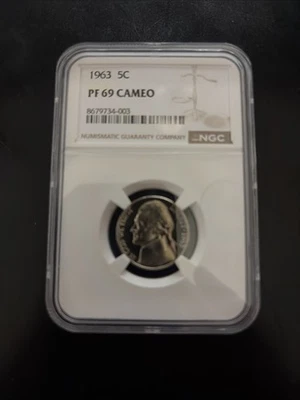 1963 5C NGC PF 69 Cameo - Image 1 of 4